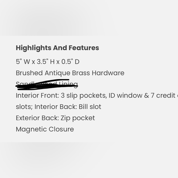 Hobo Jill Tri-Fold Wallet - Picture 7 of 7